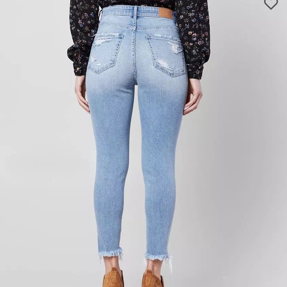 BKE Parker Ankle Skinny High Rise Jeans SZ 24 - Picture 2 of 6